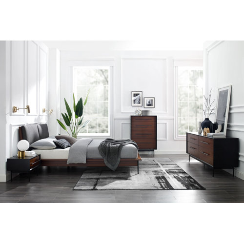 AllModern Raines Queen Upholstered Platform Configurable Bedroom Set